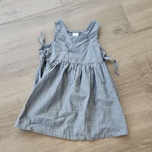 GAP Light Gray Chambray Overdress Sundress 3T